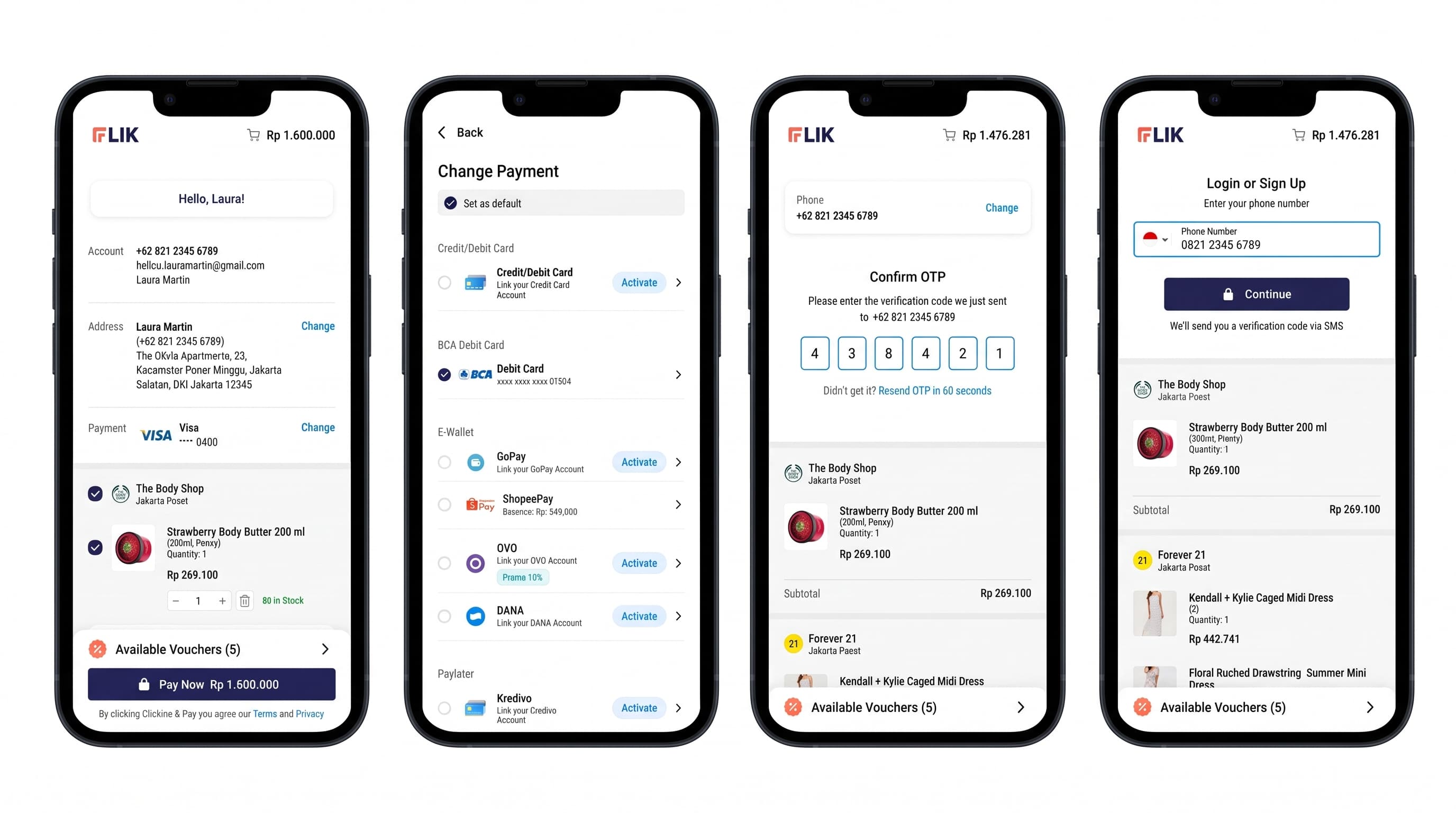 Flik Checkout preview
